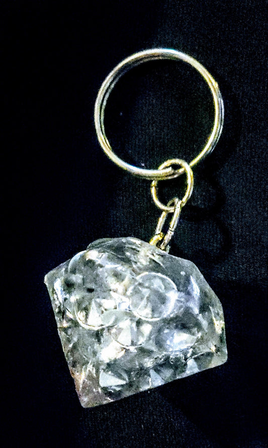 A Little Peice of Sparkles- Diamonds in Diamonds Keychain- Perfect Glittering Gift